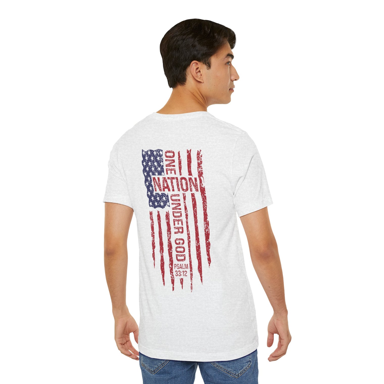 Patriotic Short Sleeve Tee - One Nation Under God - OGGDesigns