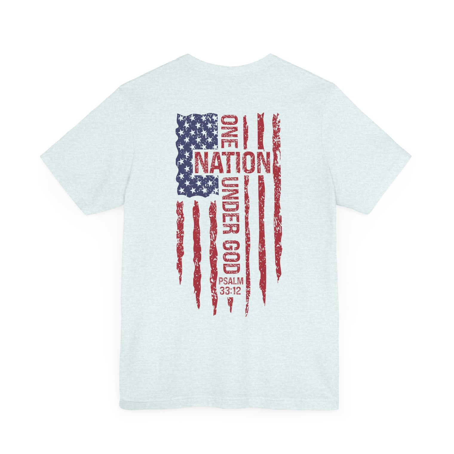 Patriotic Short Sleeve Tee - One Nation Under God - OGGDesigns