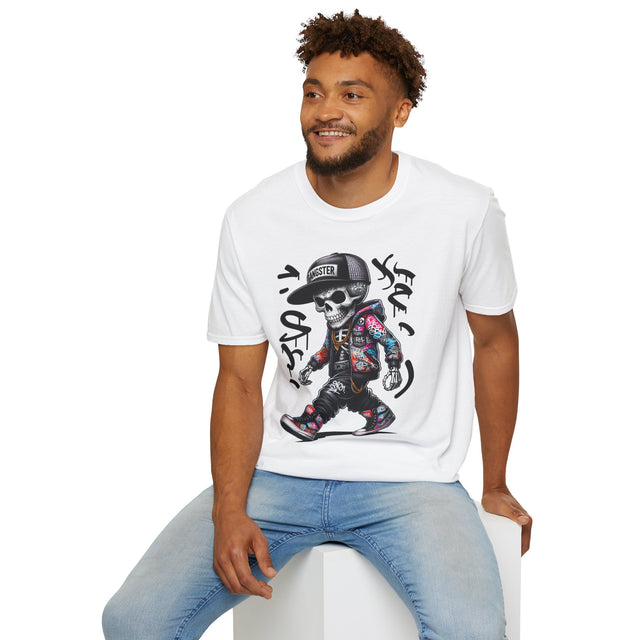 Trendy Graffiti Skull T-Shirt Urban Style - OGGDesigns