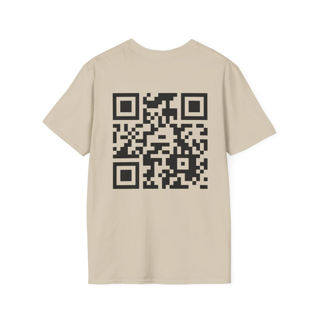 Skull and QR Code Unisex T-Shirt - Show Me Them Titties - OGGDesigns