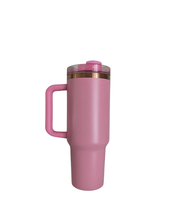 Butterfly Christian Faith 40 oz Laser Engraved Tumbler with Handle - OGGDesigns