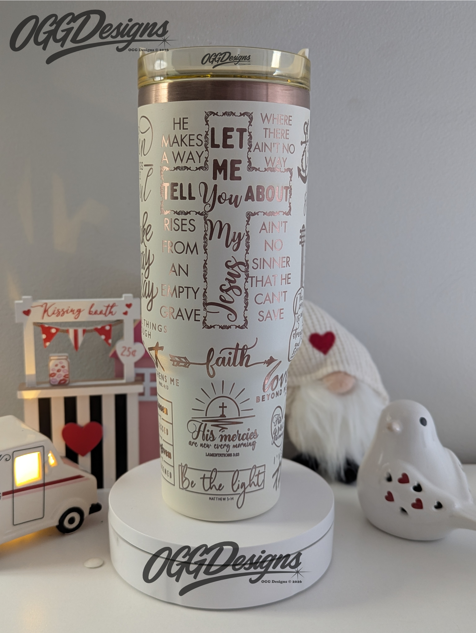 My Jesus Tumbler | Christian Gift | Laser Engraved - OGGDesigns