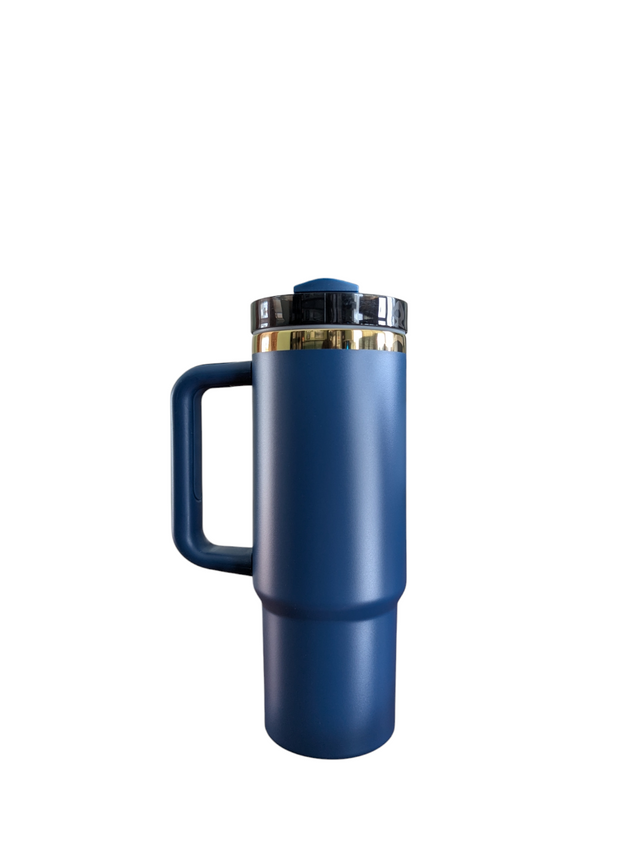 She is Strong butterfly Cross Design 30 ounce Laser Engraved Tumbler with Handle - OGGDesigns