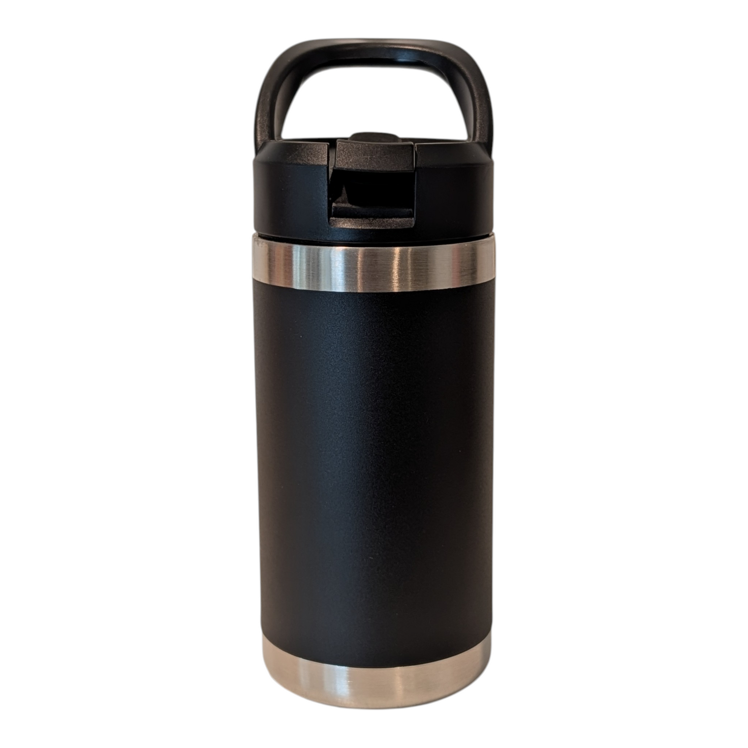 12oz Black Kids Water Bottle - OGGDesigns