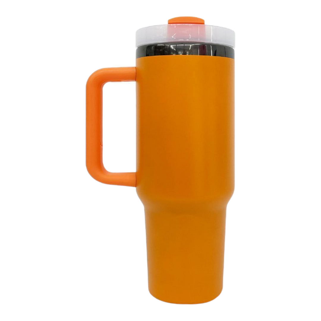 40oz Orange to Black Mirror Tumbler - OGGDesigns