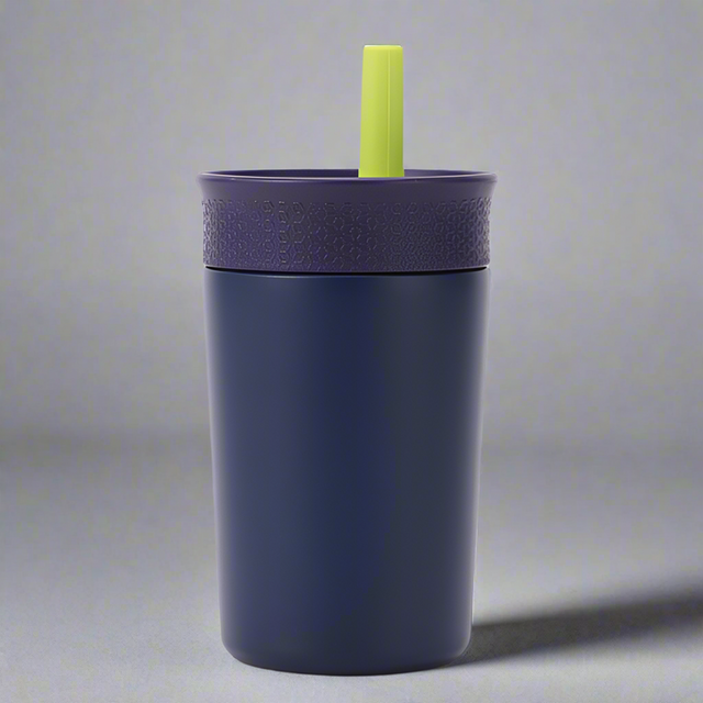 12 oz Spill-Proof Toddler Tumbler – Funny Laser Engraved Cups with Lid & Straw | Feral Child, Bad Kid Era, Mama’s Bestie, Easily Distracted by Snacks, Sassy Pants - OGGDesigns