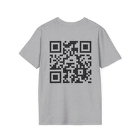 Skull and QR Code Unisex T-Shirt - Show Me Them Titties - OGGDesigns