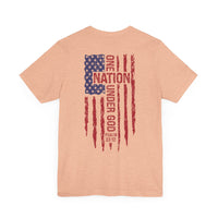 Patriotic Short Sleeve Tee - One Nation Under God - OGGDesigns