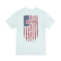 Patriotic Short Sleeve Tee - One Nation Under God - OGGDesigns