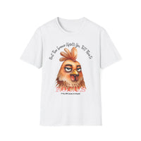 Funny Chicken Graphic T-Shirt - Unisex Softstyle - OGGDesigns