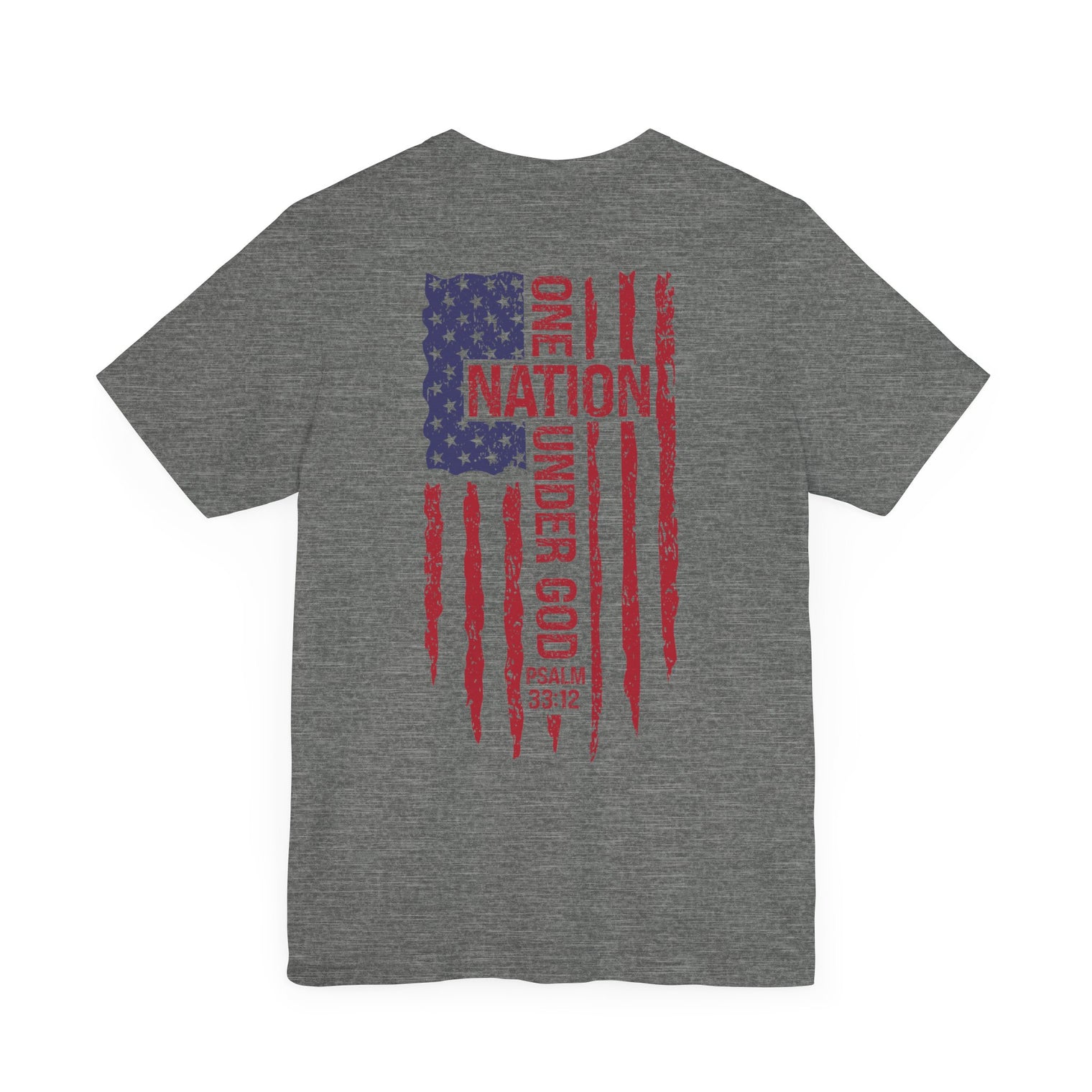 Patriotic Short Sleeve Tee - One Nation Under God - OGGDesigns