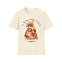 Funny Chicken Graphic T-Shirt - Unisex Softstyle - OGGDesigns