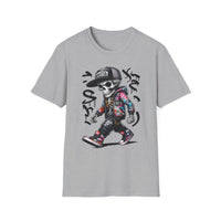 Trendy Graffiti Skull T-Shirt Urban Style - OGGDesigns
