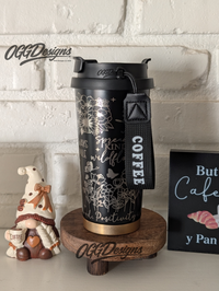Just Breathe 18oz Custom-Engraved To-Go Coffee Cup