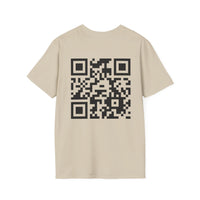 Skull and QR Code Unisex T-Shirt - Show Me Them Titties - OGGDesigns