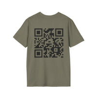 Skull and QR Code Unisex T-Shirt - Show Me Them Titties - OGGDesigns