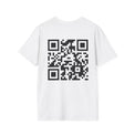 Skull and QR Code Unisex T-Shirt - Show Me Them Titties - OGGDesigns