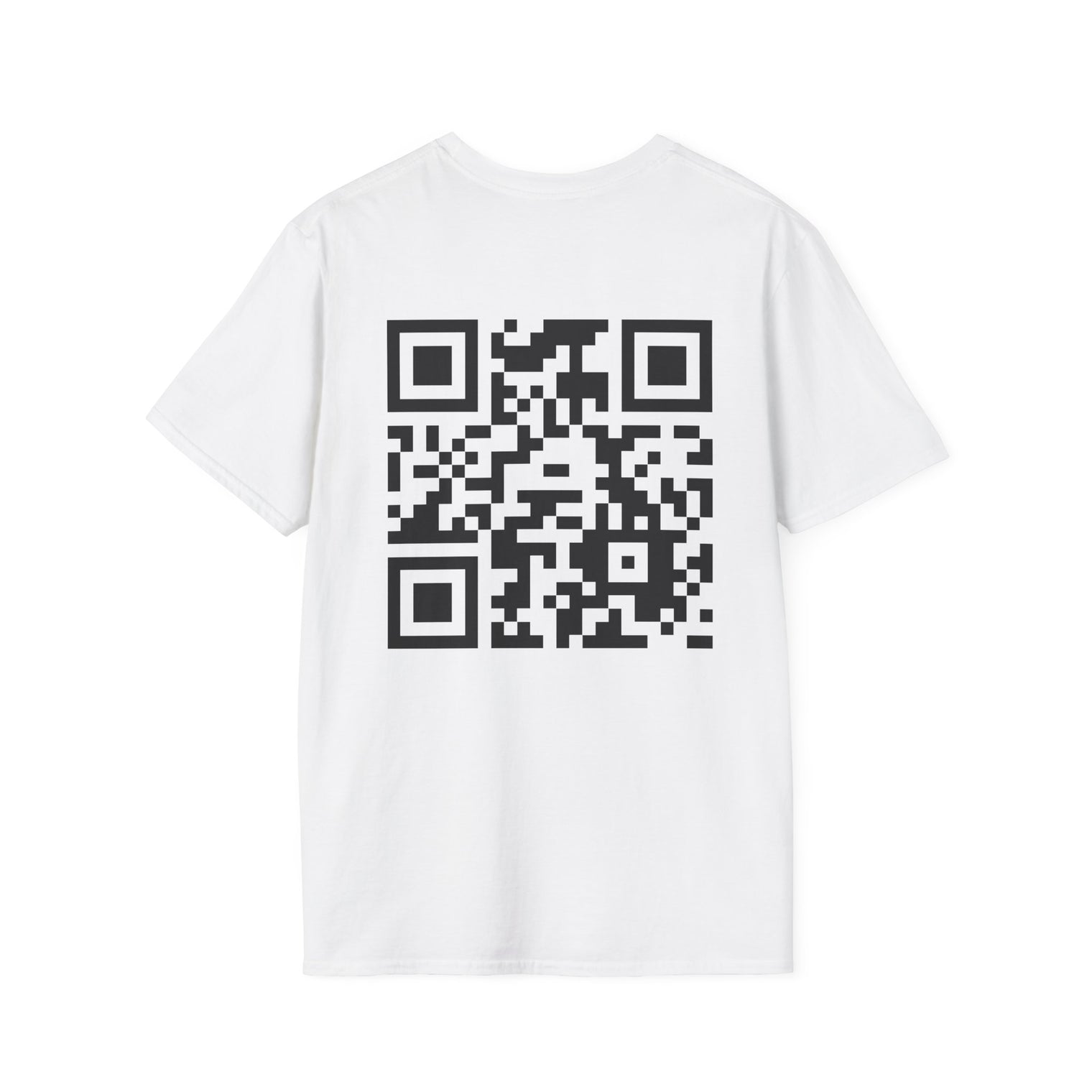 Skull and QR Code Unisex T-Shirt - Show Me Them Titties - OGGDesigns