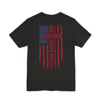Patriotic Short Sleeve Tee - One Nation Under God - OGGDesigns