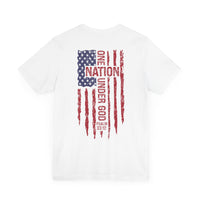 Patriotic Short Sleeve Tee - One Nation Under God - OGGDesigns