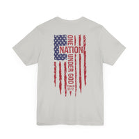 Patriotic Short Sleeve Tee - One Nation Under God - OGGDesigns