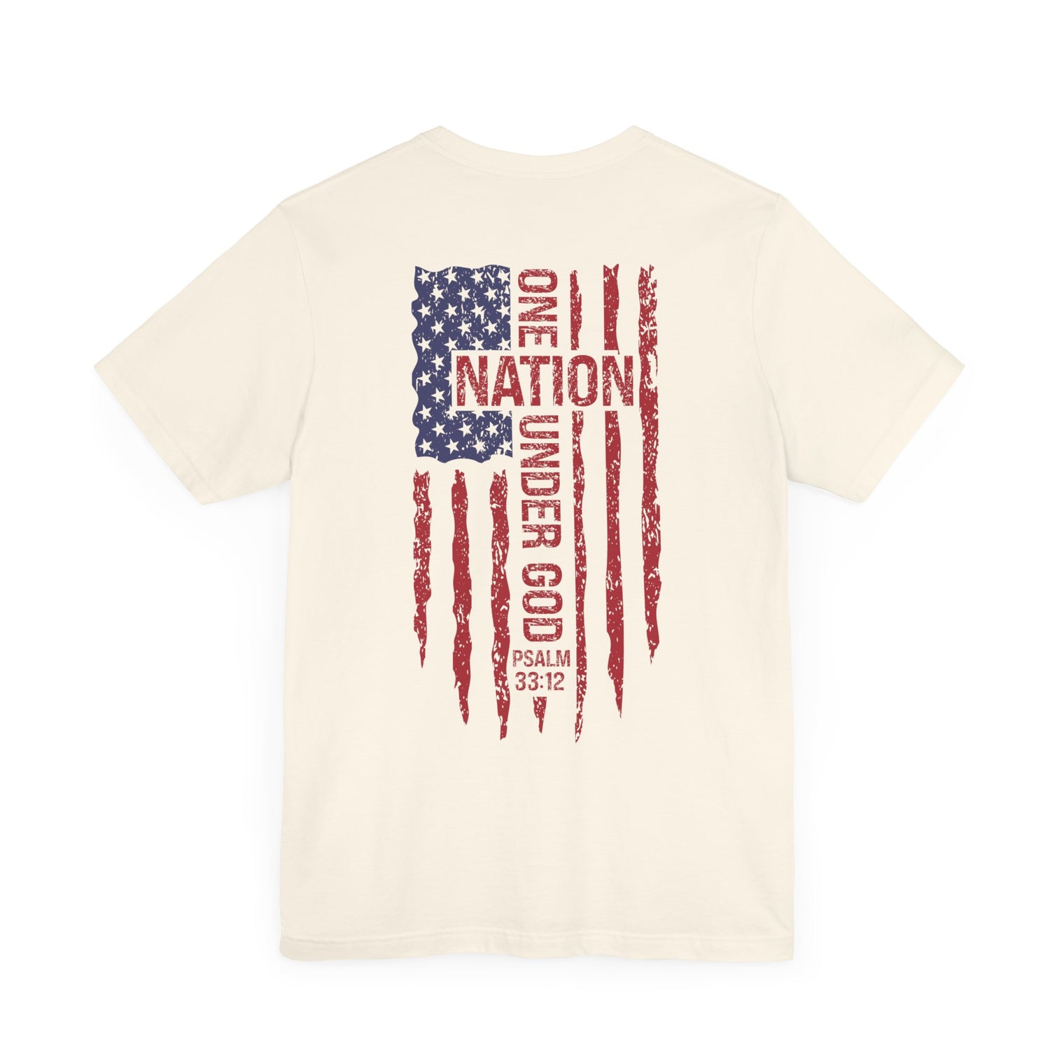 Patriotic Short Sleeve Tee - One Nation Under God - OGGDesigns