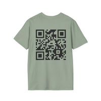 Skull and QR Code Unisex T-Shirt - Show Me Them Titties - OGGDesigns