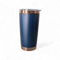 20oz navy with copper underneath Tumbler - OGGDesigns