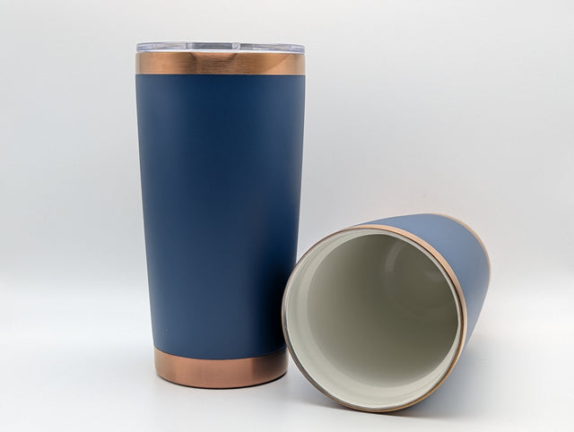 20oz Navy to Copper Tumbler with Ceramic Inner Coating & Magnetic Lid - OGGDesigns