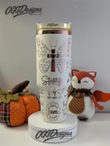 Butterfly Faith Tumbler | Christian Gift | Laser Engraved - OGGDesigns