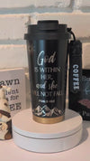 Psalms 46:5 18oz Coffee Tumbler with Charm | Straw or Sip