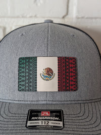 Mexican Flag with Aztec Texture Build Patch - OGGDesigns