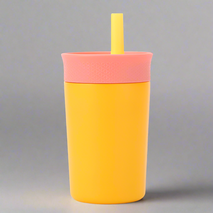 12 oz Spill-Proof Toddler Tumbler – Funny Laser Engraved Cups with Lid & Straw | Feral Child, Bad Kid Era, Mama’s Bestie, Easily Distracted by Snacks, Sassy Pants - OGGDesigns