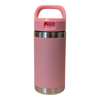 12oz Pink Kids Water Bottle - OGGDesigns