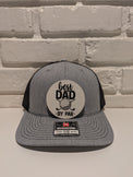 Best Dad By Par Trucker Hat 112 Richardson Golf Dad Hat with Leatherette Patch Father's Day Gift for Golfers - OGGDesigns