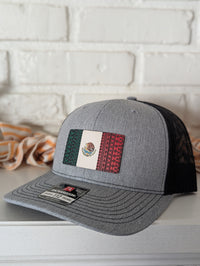 Mexican Flag with Aztec Texture Build Patch - OGGDesigns