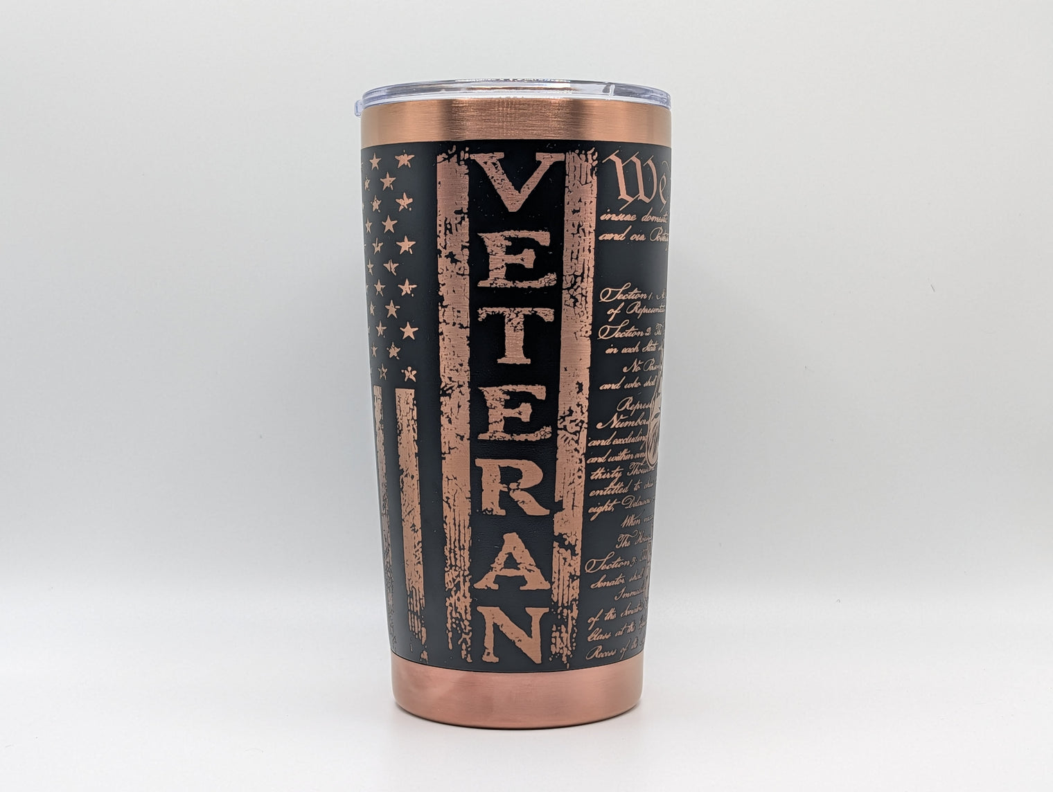 Patriot Collection Insulated Tumbler - Freedom Eagle, Gadsden & Veteran Designs