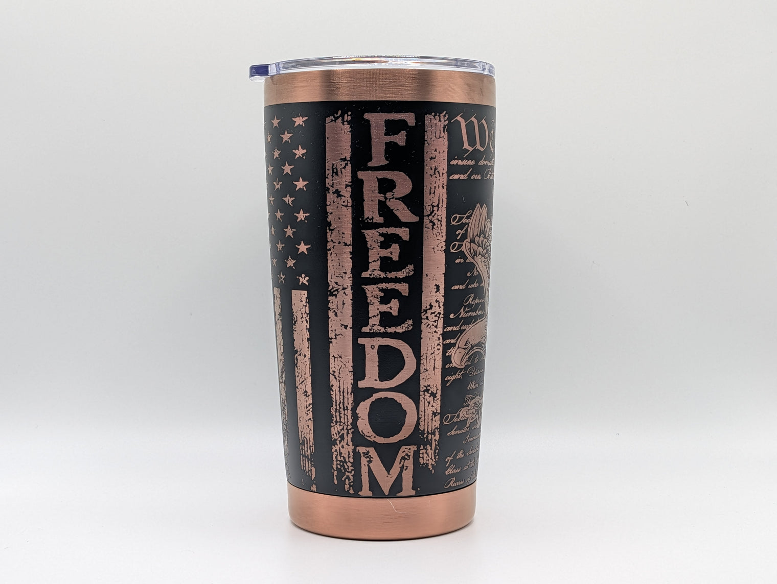 Patriot Collection Insulated Tumbler - Freedom Eagle, Gadsden & Veteran Designs